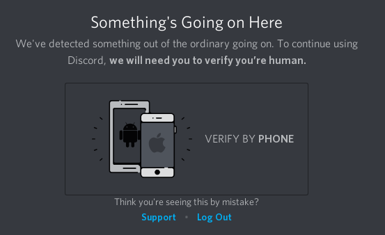 discord phone verification